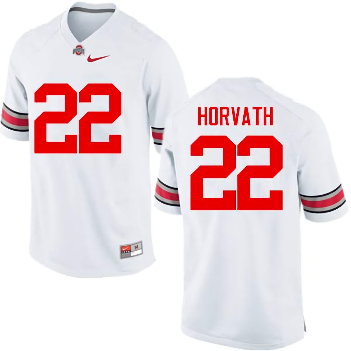 Les Horvath Ohio State Buckeyes Men's NCAA #22 Nike White College Stitched Football Jersey ZTP6456FI